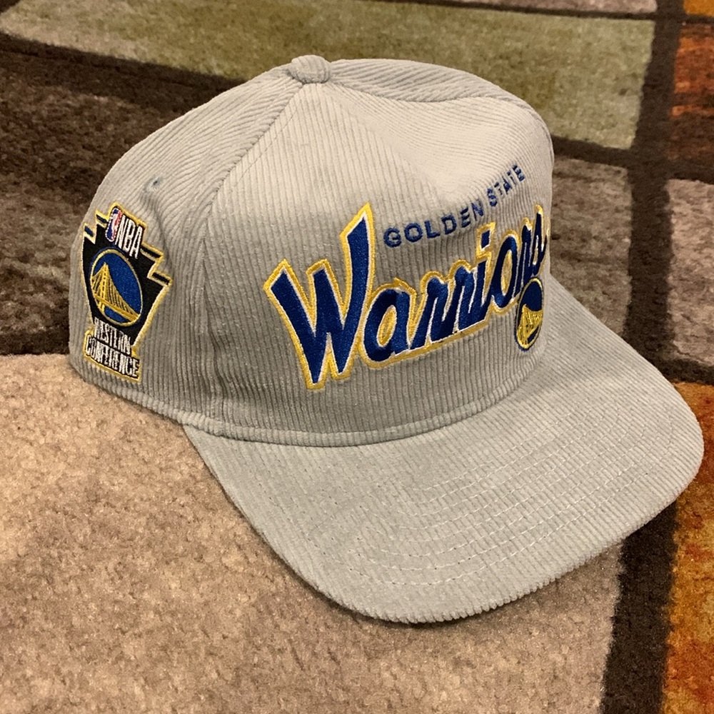 ⚡️New era GS Warriors corduroy SnapBack! NWT